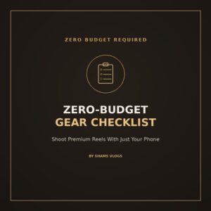 The Zero-Budget Gear Checklist